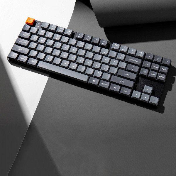 Keychron K1 Max QMK/VIA Wireless RGB Backlight Hot-Swappable (Low Profile Gateron Mechanical Brown Switch)